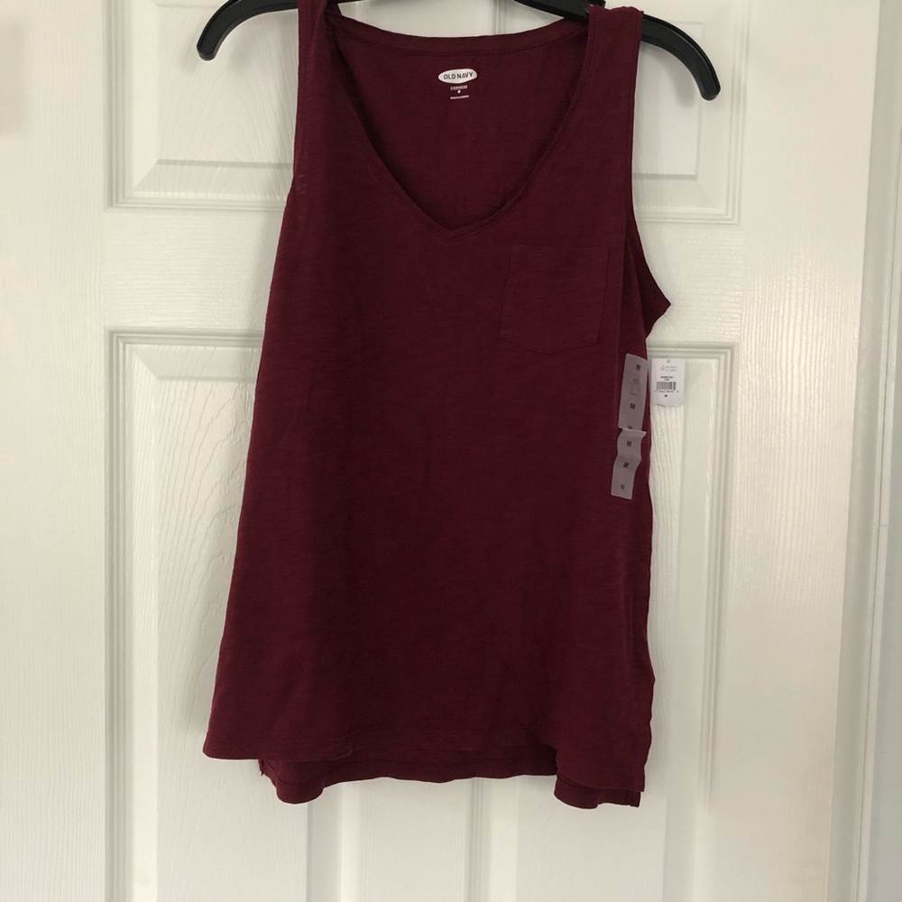 Women’s cotton pocket tank top